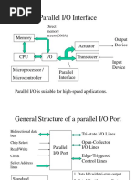 Parallel I/O Interface: Memory Actuator Output Device