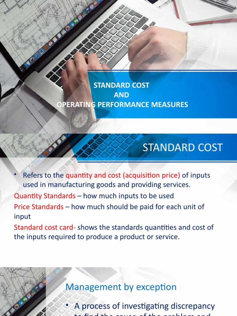 Standard Cost and Operating Performance Measures Final | PDF | Variance ...