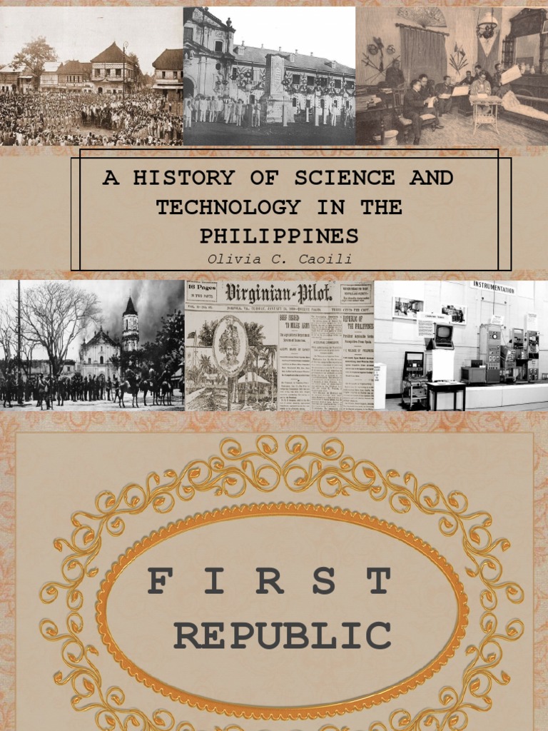 A History Of Science And Technology In The Philippines Olivia C