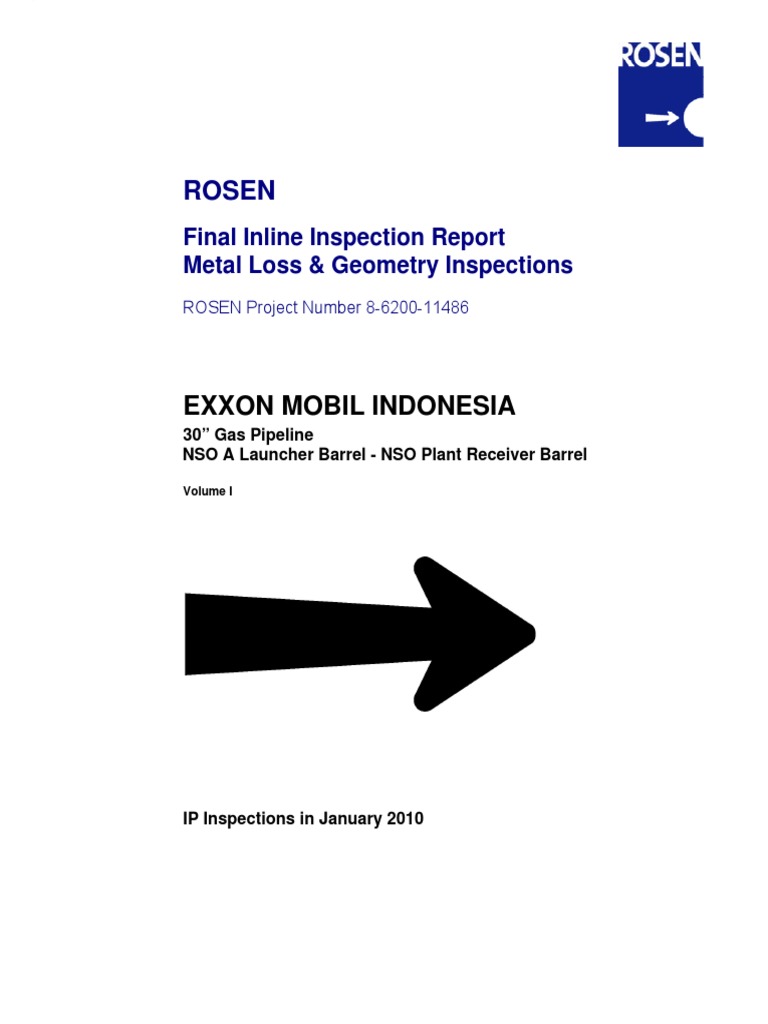 Metal Loss & Geometry Inspections | PDF | Pipeline Transport | Velocity