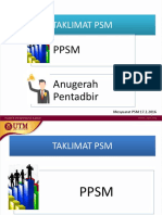Terkini Taklimat MPPSM PTJ 2016 3.4.2016