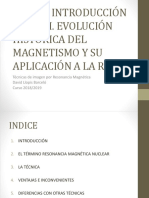 Historia del magnetismo y RM