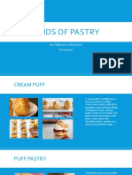 Kinds of Pastry: By: Febelou H. Bonocan SHS Teacher