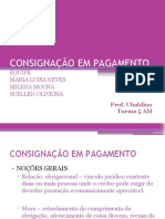 Consignação em Pagamento