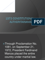 1973 Constitutional Authoritarianism