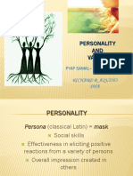 PERSONALITY, VALUES AND HUMAN CHARACTER