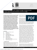 Parametric Study of The Residual Strength of Deteriorating Simply-Supported Post-Tensioned Concrete Bridges