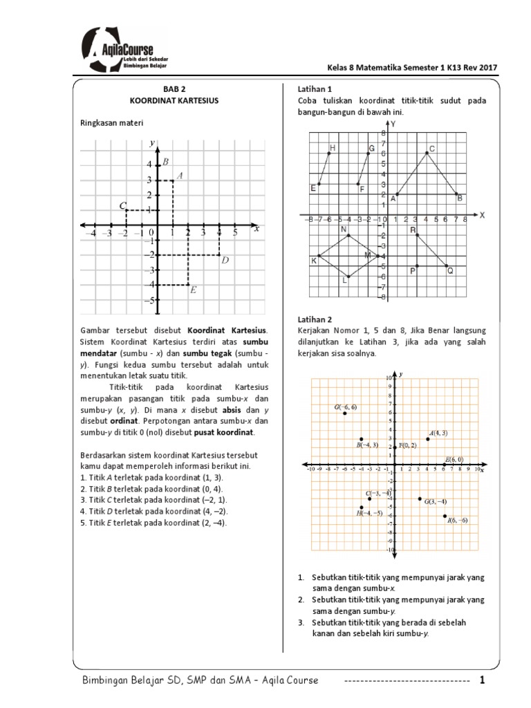 8m Kelas 8 Bab 2 Matematika Semester 1 K13 Revisi 2017