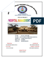 Hospital Management System A Project Rep
