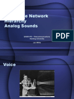 Telephone Network Hierarchy Analog Sounds: ENGR 475 - Telecommunications Harding University Jon White