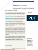 Initial Severity of Schizophrenia and Efficacy of Antipsychotics Participant-Level Meta-Analysis of 6 Placebo-Controlled Studies