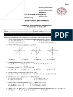 Summative Test in Gen. Math-1