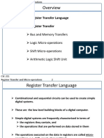 Register Transfer Language Register Transfer Bus and Memory Transfers Logic Micro-Operations Shift Micro-Operations Arithmetic Logic Shift Unit