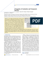 Electrical and Optical Properties of Conductive and Transparent ITO@PMMA Nanocomposites