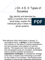 Sociology Ch. 4 S. 3