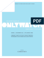 Only Watch 2019 - Official Catalogue