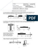 Problemas de resistência dos materiais envolvendo flexão