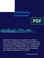 The Marketing: Environment