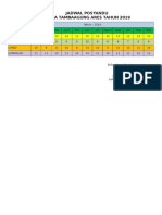 Jadwal Posyandu Balita 2018