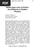 Weber-Type Laws of Action-at-a-Distance in Modern Physics