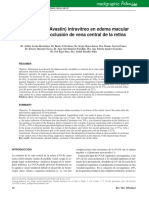 Avastin en Edema Macular Por Ovc