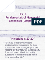 Unit 1. Fundamentals of Managerial Economics (Chapter 1)