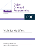 5/12/2018 Object Oriented Programming