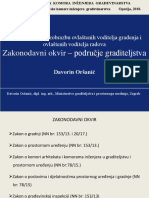 12.1. Zakonodavni Okvir - Područje Graditeljtstva