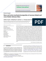 Nano and Micro Mechanical Properties of Uncross-Linked and Cross-Linked Chitosan Films