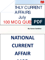 100 MCQ July - 0 PDF
