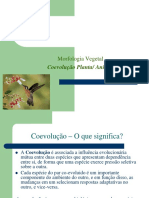 Coevolução Planta Animal PDF