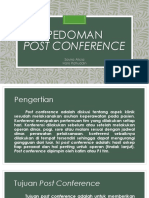 QBL 8B Pedoman Post Conference