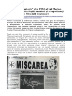 Mesajul din 1992 al lui Marian Munteanu catre fostii membri si simpatizanti ai ML