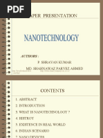 Download Nanotechnology Ppt by Puneet Kumar SN42641156 doc pdf