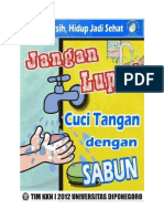 Poster Cuci Tangan Dengan Sabun