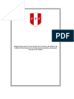 Reglamento de Licencias FPF 2019