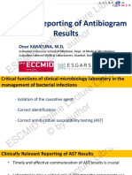 Selective Reporting of Antibiogram Results: ESCMID Online Lecture Library © by Author