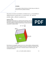 Density of States Derivation: Electron Wavefunction