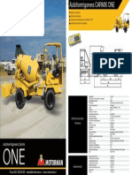 Catalogo Autohormigonera Carmix One Especificaciones Tecnicas PDF