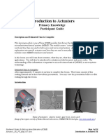 Introduction To Actuators: Primary Knowledge Participant Guide
