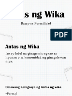 Antas NG Wika