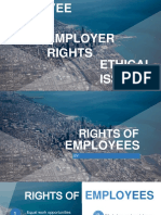 Employee Rights Employer Rights Ethical Issues