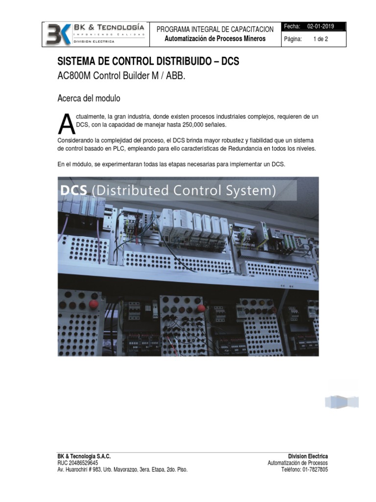 Capacitación en DCS AC800M y Control Builder | PDF | Software ...