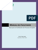 Guía para facilitar procesos grupales de menos de