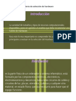 Criterios de Seleccion Del Hardware PDF