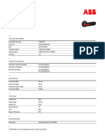 1SCA022381R1560 Ohb125j12 Handle