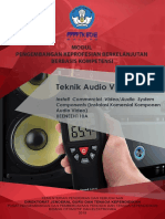 Modul Instalasi Komersial Komponen Audio Video