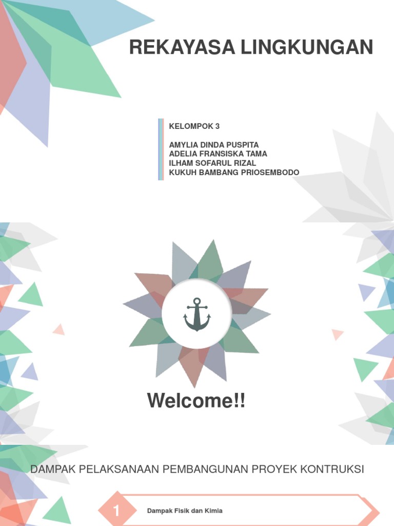 Abstract Leaves PowerPoint Template PDF