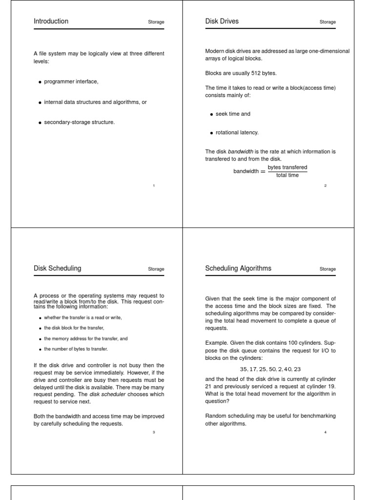 Disk Drives: Storage Storage | PDF | Disk Storage | Computer Data Storage