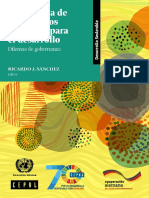 La Bonanza de Los Recursos Naturales para El Desarrollo. Dilemas de Gobernanza PDF